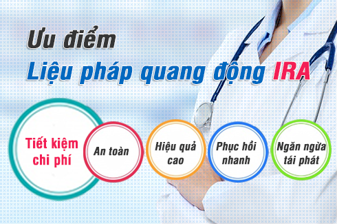 Sử dụng liệu pháp quang động IRA điều trị nhanh chóng bệnh sùi mào gà